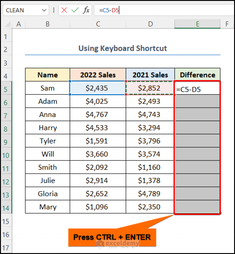 how-to-insert-formula-for-entire-column-in-excel-6-quick-ways