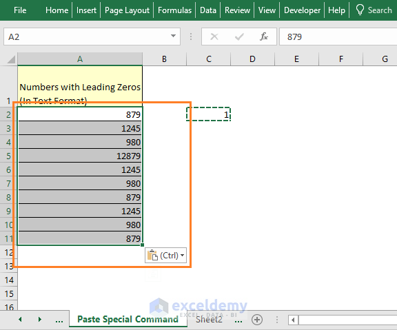 How to Remove Leading Zeros in Excel (7 Easy Ways + VBA)