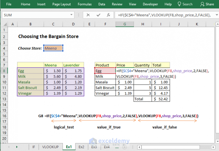 Combining Vlookup And If Statements In Excel