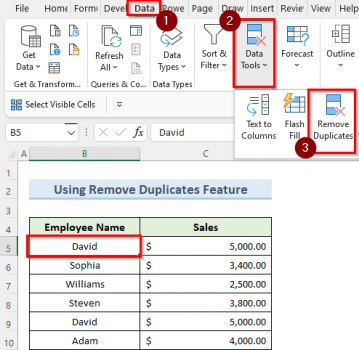 How to Remove Duplicate Rows in Excel Based on Two Columns