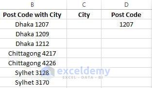 how to separate text and numbers in excel