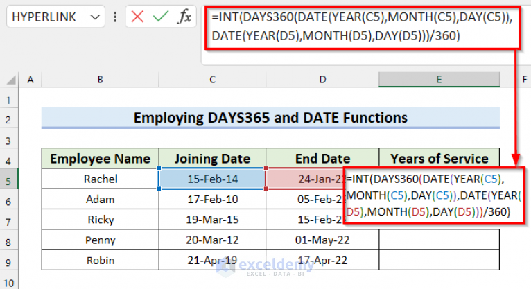 how-to-calculate-years-of-service-in-excel-4-easy-ways