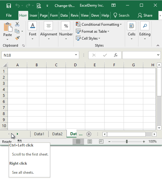 How to change the orientation of a worksheet to Landscape