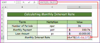 How to Calculate Monthly Payment in Excel (2 Handy Ways)