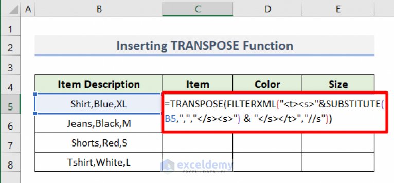 How To Separate Words Using Formula In Excel Exceldemy 7428