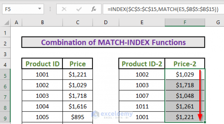 how-to-match-two-columns-and-return-a-third-in-excel