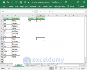 Excel Formula To Compare Two Columns And Return A Value (5 Examples)