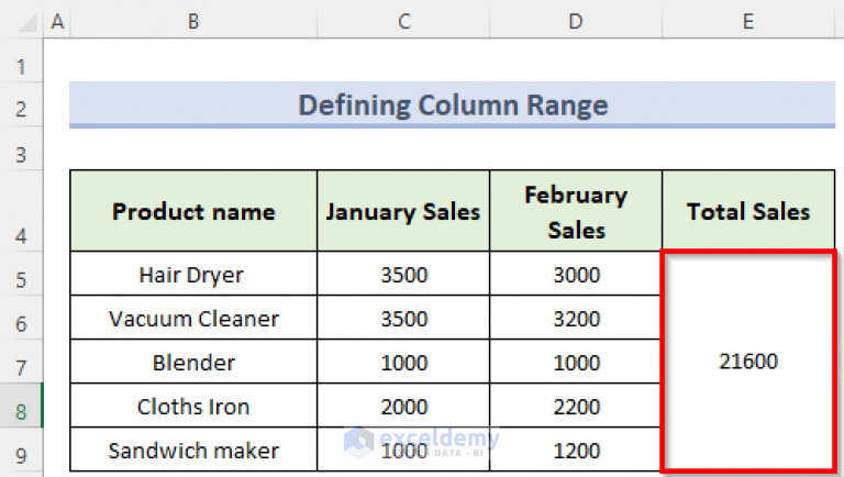 how-to-sum-multiple-rows-and-columns-in-excel-exceldemy