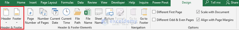 How To Add Footer To Worksheet In Excel