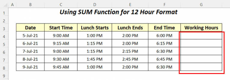 how-to-calculate-hours-worked-minus-lunch-with-excel-formula