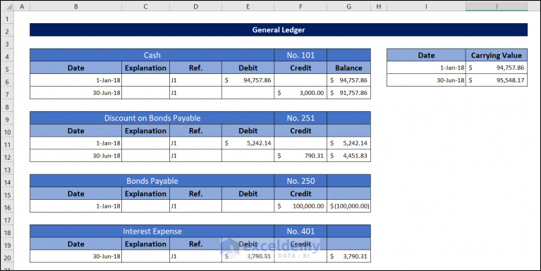 How to Create Effective Interest Method of Amortization in Excel