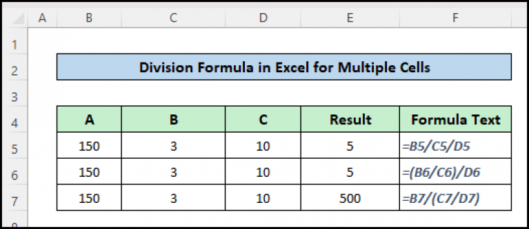 division-formula-in-excel-for-multiple-cells-5-suitable-examples