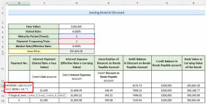 Calculator for Effective Interest Method of Amortization