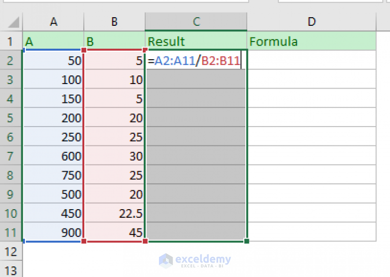 How to divide columns in Excel (Top 8 easy & quick ways)