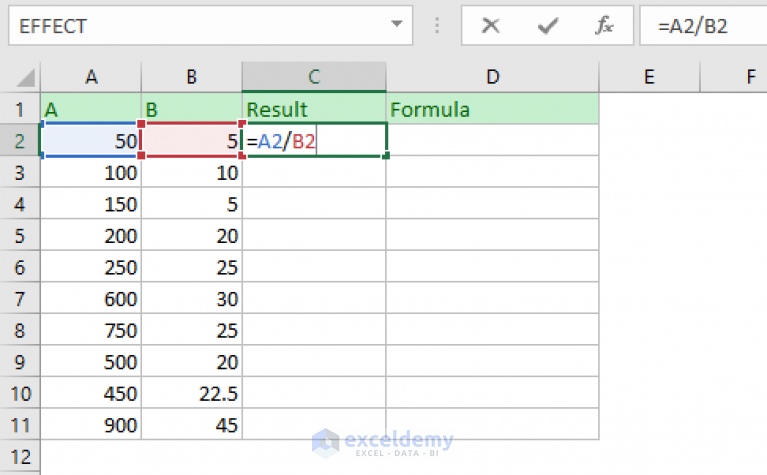 How To Divide Columns In Excel Top 8 Easy And Quick Ways 1998