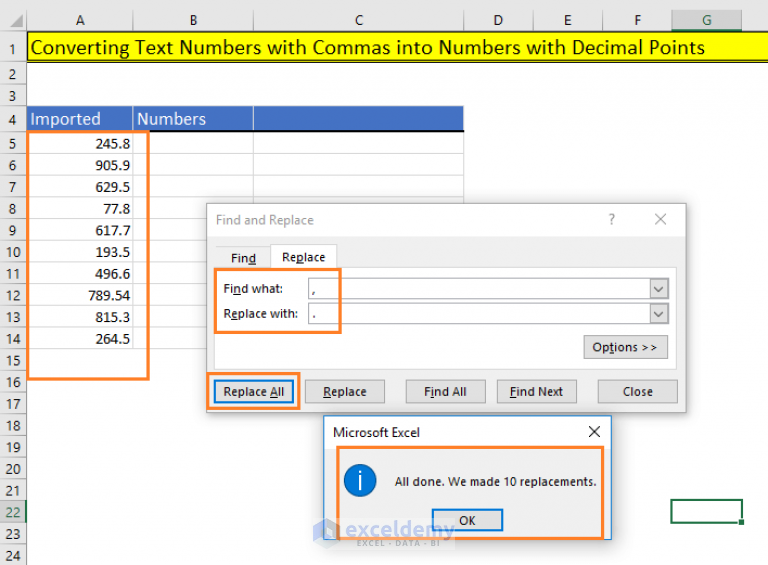 How To Remove Commas In Excel 4 Easy Methods Exceldemy From Numbers Or Text String Vrogue 4732