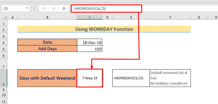 how-to-add-days-to-a-date-in-excel-excluding-weekends-4-ways