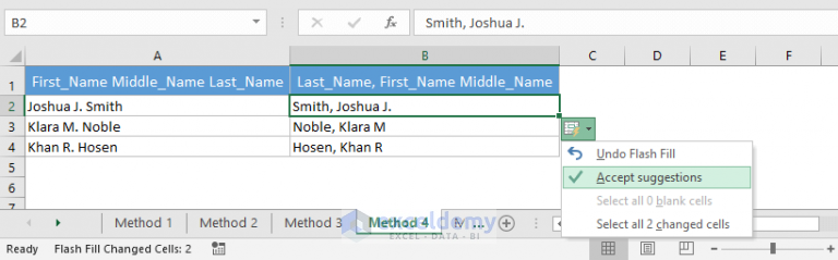 how-to-switch-first-and-last-name-in-excel-with-comma-5-easy-ways