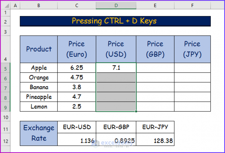 how-to-apply-same-formula-to-multiple-cells-in-excel-7-ways