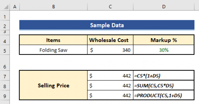 excel-formula-to-add-percentage-markup-3-suitable-examples