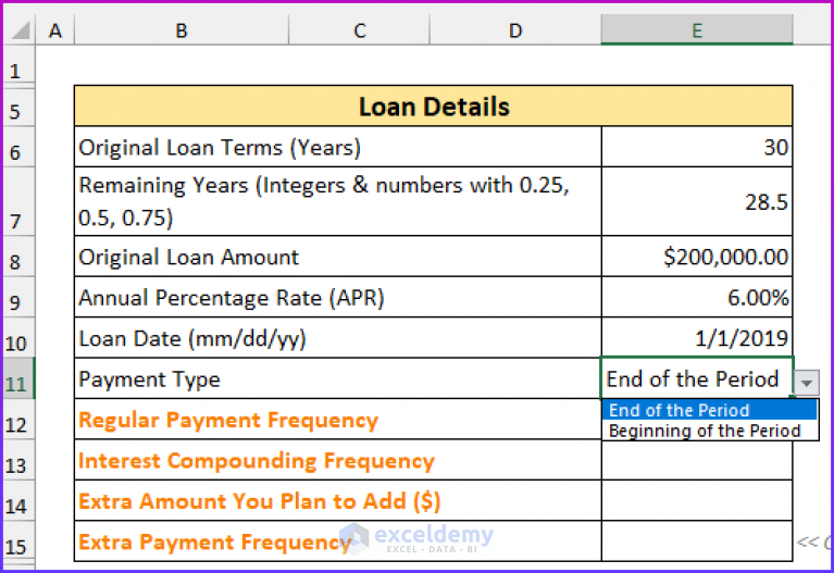 mortgage x extra payment calculator