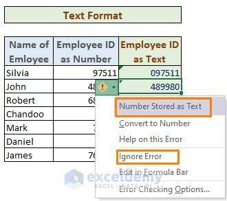 Number stored as text excel как исправить