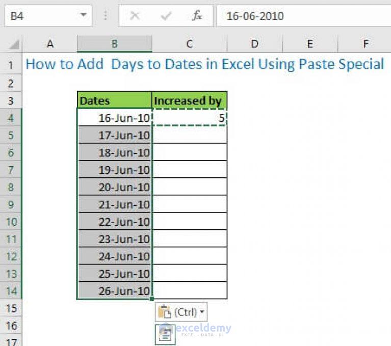 google spreadsheet add days to date