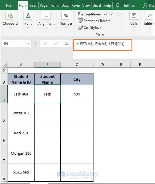 excel split cells by delimiter