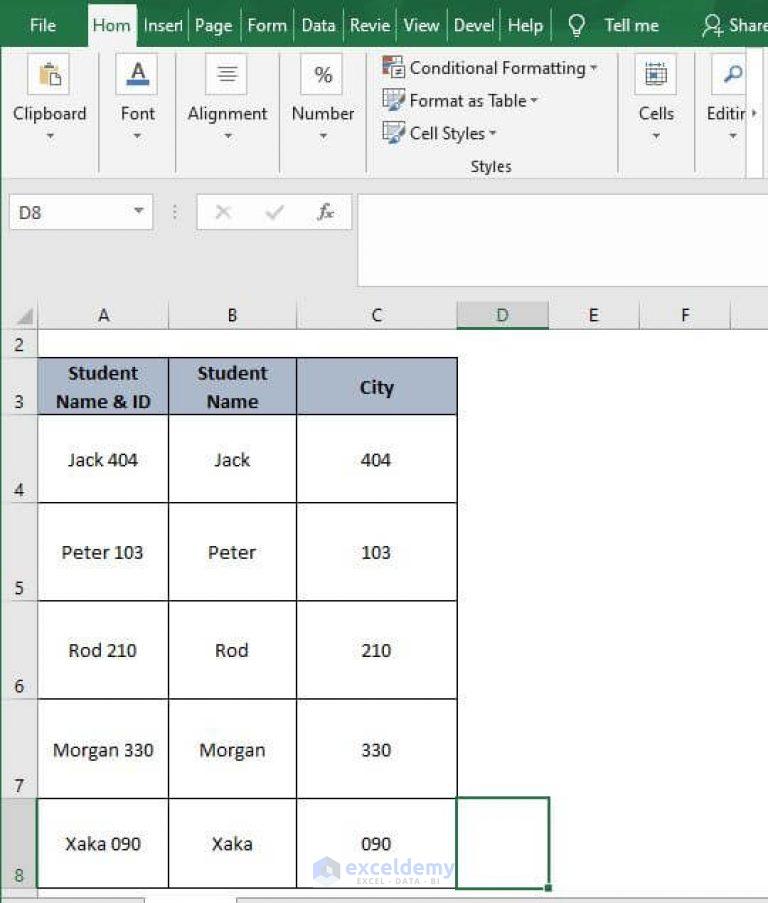 Excel Split Cell By Delimiter Formula Exceldemy 9008