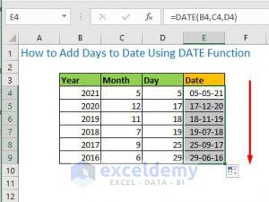formula add days to date