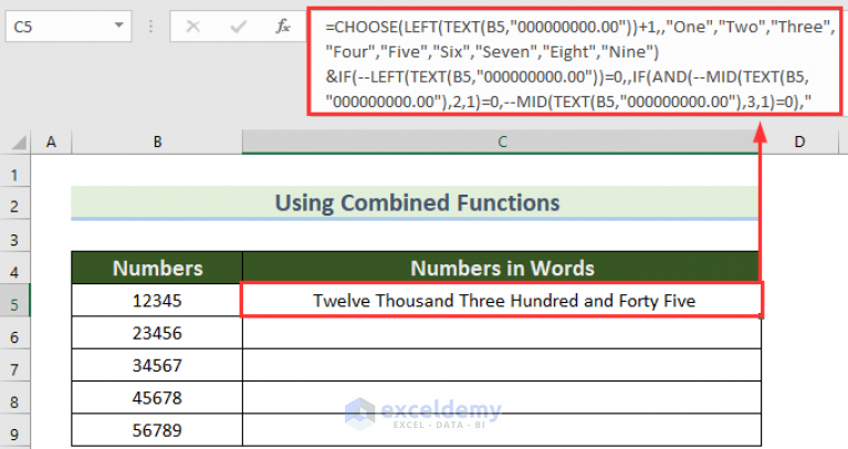 How To Convert Number To Words In Excel 4 Suitable Ways 