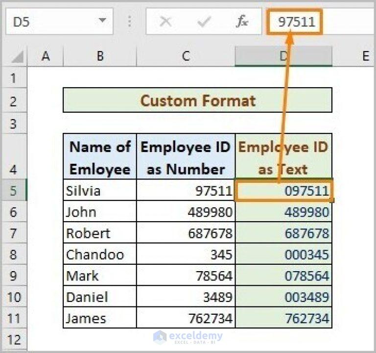 Number Stored As Text In Excel Shortcut