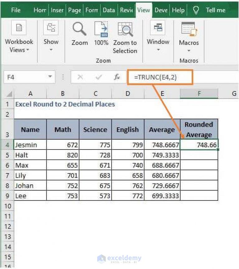 Excel Round To 2 Decimal Places with Calculator ExcelDemy