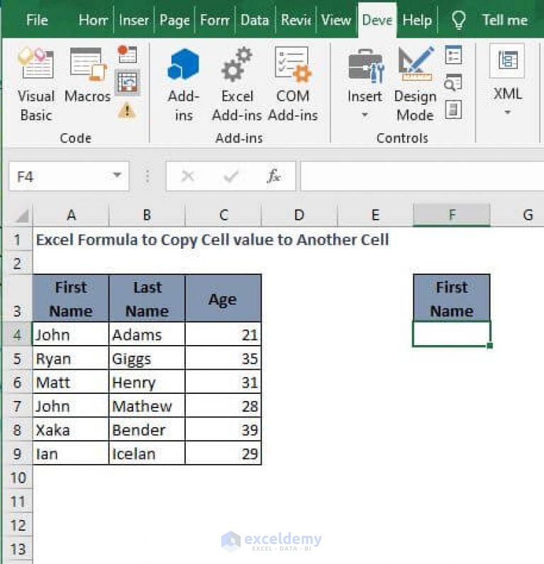 excel-formula-to-copy-cell-value-to-another-cell-exceldemy