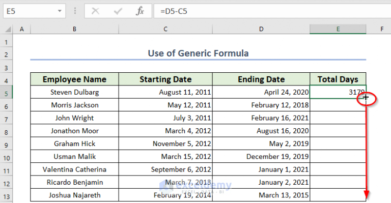 excel-formula-to-count-days-from-date-5-easy-methods