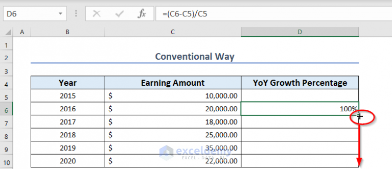 how-to-calculate-year-over-year-percentage-change-in-excel