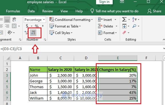 How To Find Percentage Between Two Numbers In Excel ExcelDemy