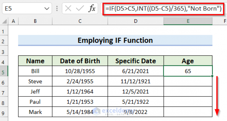 how-to-calculate-age-on-a-specific-date-with-formula-in-excel