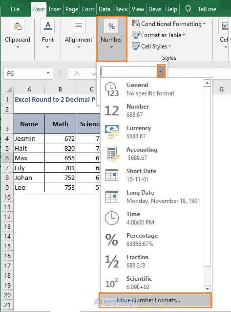 Excel Round to 2 Decimal Places (with Calculator) - ExcelDemy