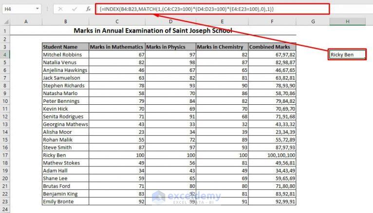 INDEX MATCH Multiple Criteria In Excel (Without Array Formula)