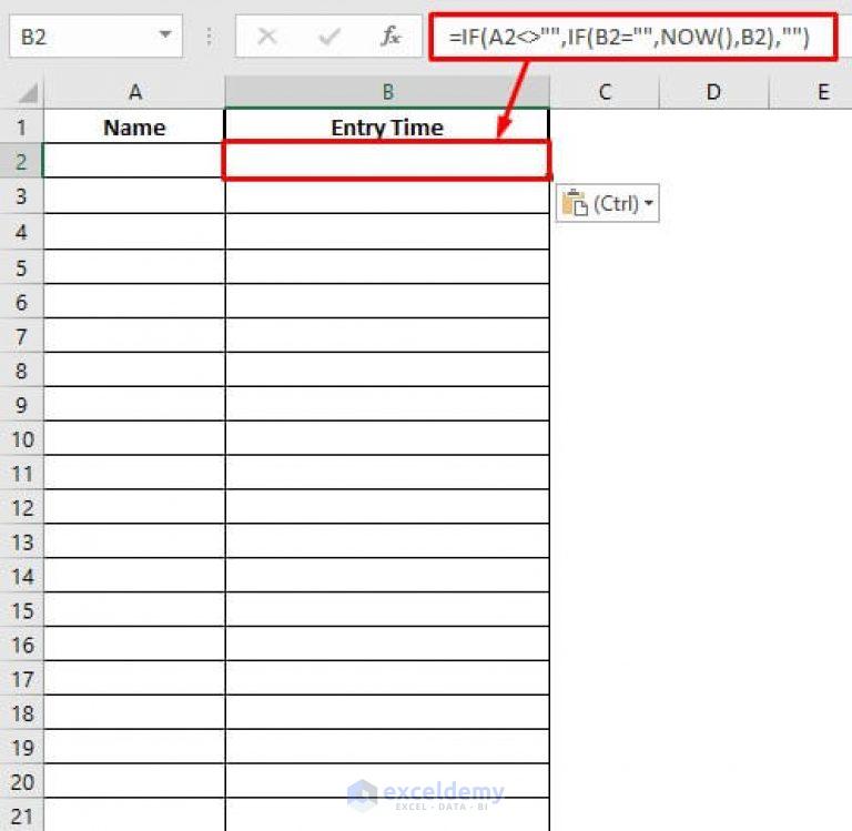 excel-automatically-enter-date-when-data-entered-7-easy-methods