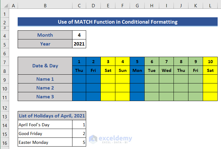 excel-conditional-formatting-based-on-date-9-examples