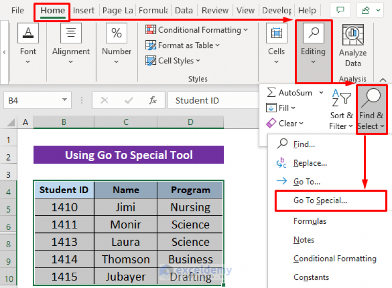 How To Copy Only Visible Cells In Excel 4 Quick Ways 