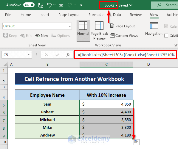 Excel Formula To Copy Cell Value From Another Sheet 4 Examples 