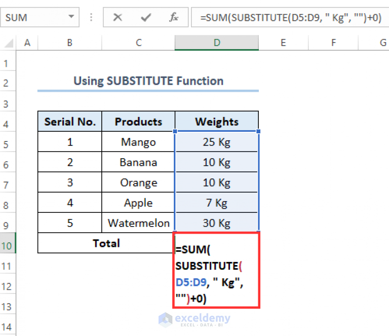 how-to-sum-cells-with-text-and-numbers-in-excel-exceldemy