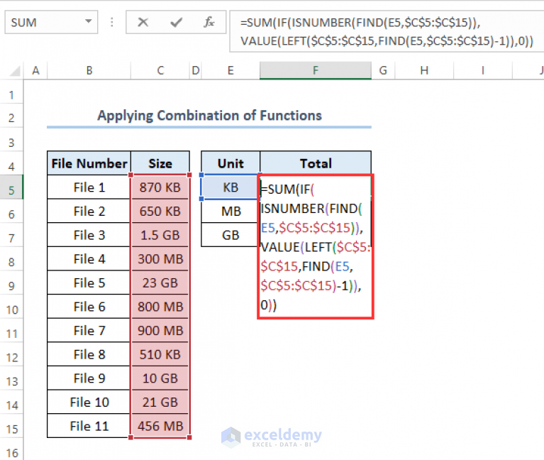 how-to-sum-cells-with-text-and-numbers-in-excel-exceldemy