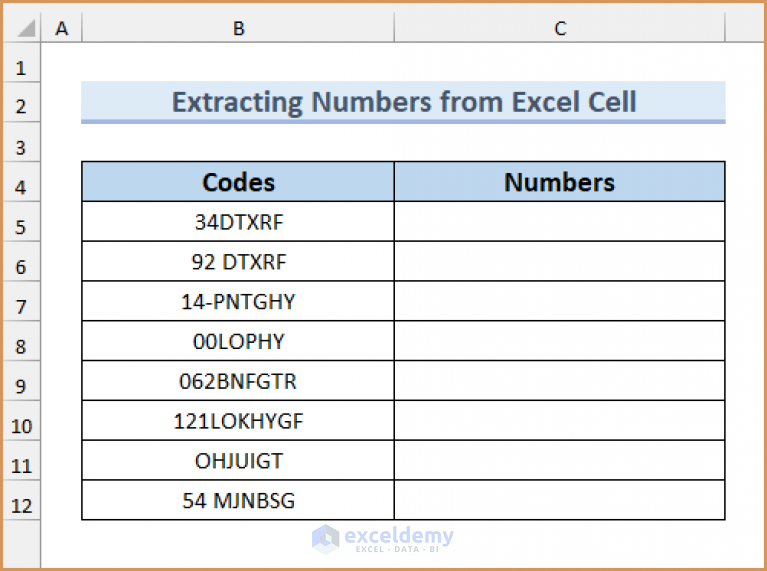 how-to-extract-only-numbers-from-excel-cell-7-easy-ways