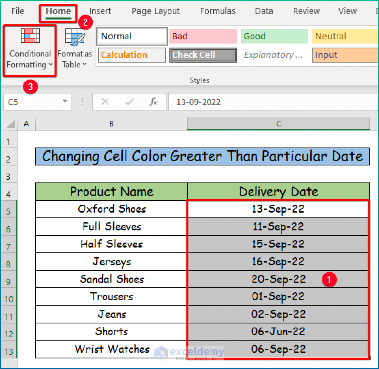 how-to-change-cell-color-based-on-date-using-excel-formula