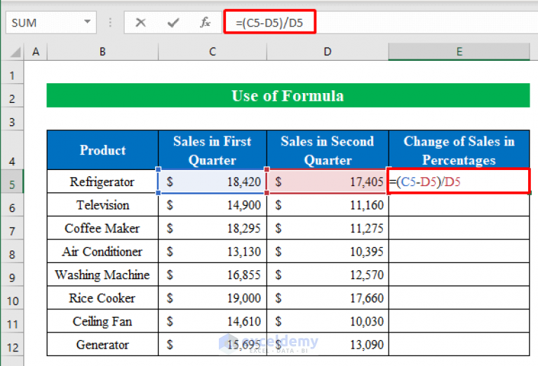 how-to-find-the-percentage-of-two-numbers-in-excel