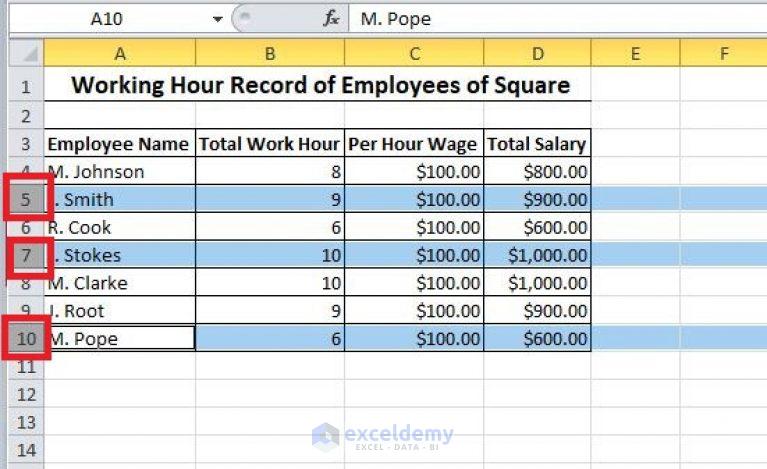 How To Select Multiple Cells In Excel 7 Quick Ways ExcelDemy